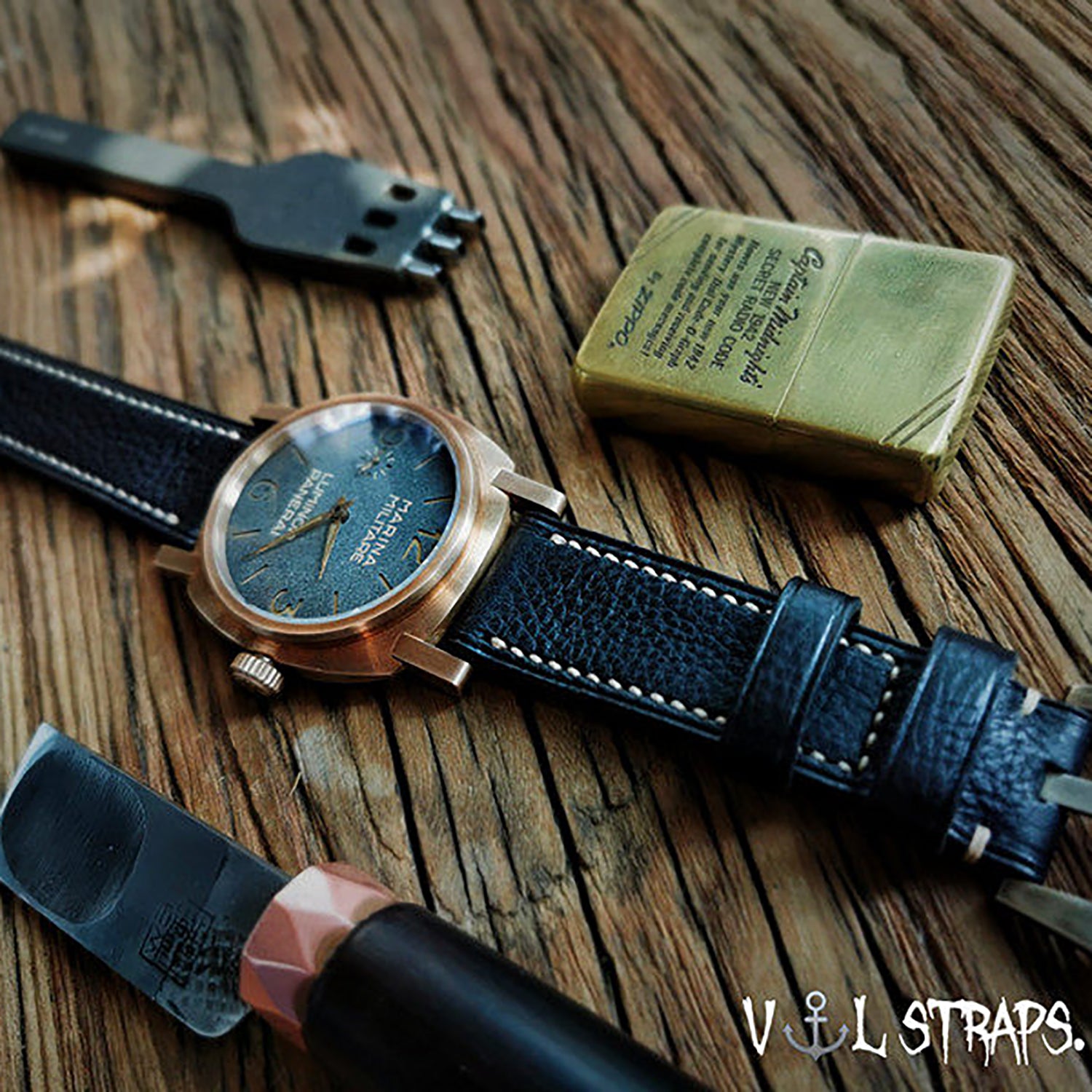 Handmade Cowhide Watch Strap Customization - Vintage Mulan Texture, Matte Finish, Italian Soft & Durable, Thickened, American Pin Buckle