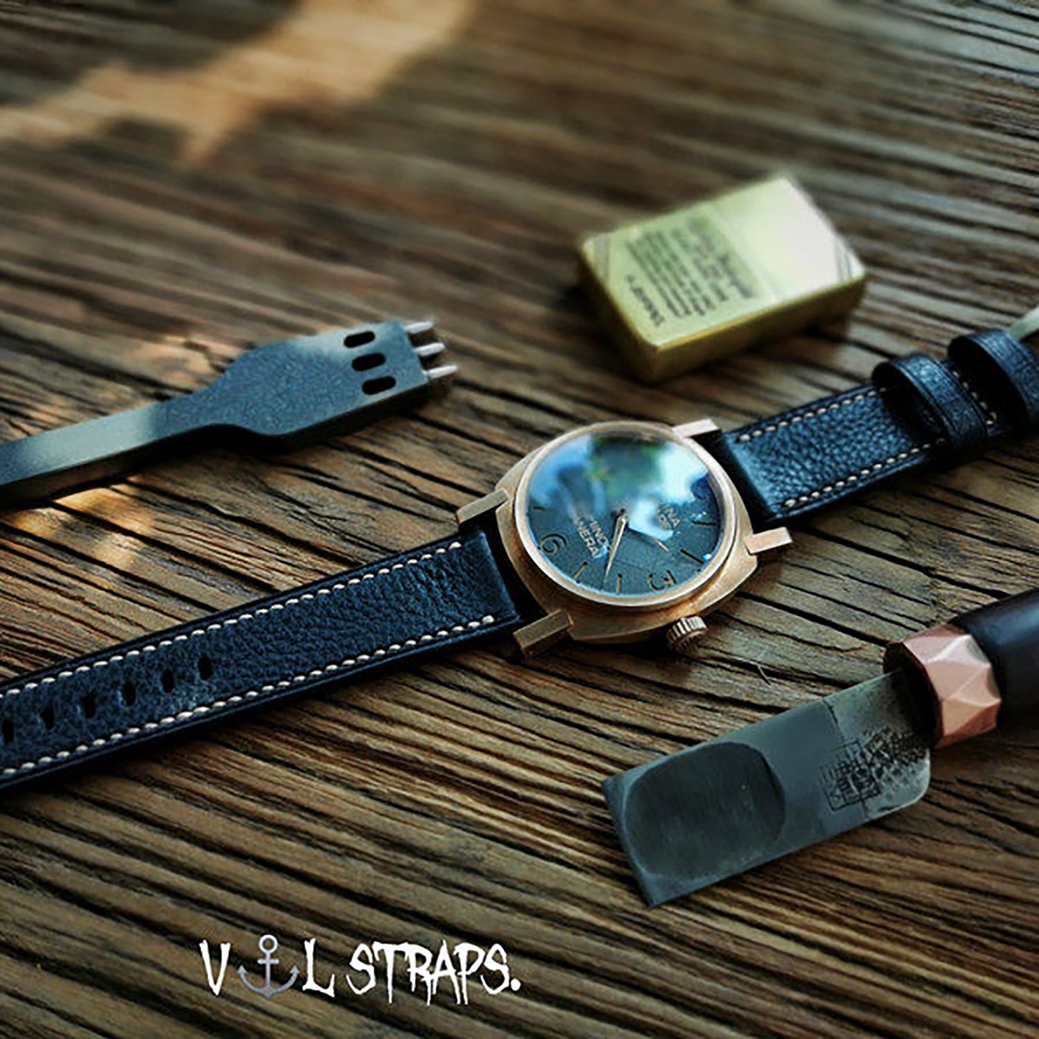 Handmade Cowhide Watch Strap Customization - Vintage Mulan Texture, Matte Finish, Italian Soft & Durable, Thickened, American Pin Buckle