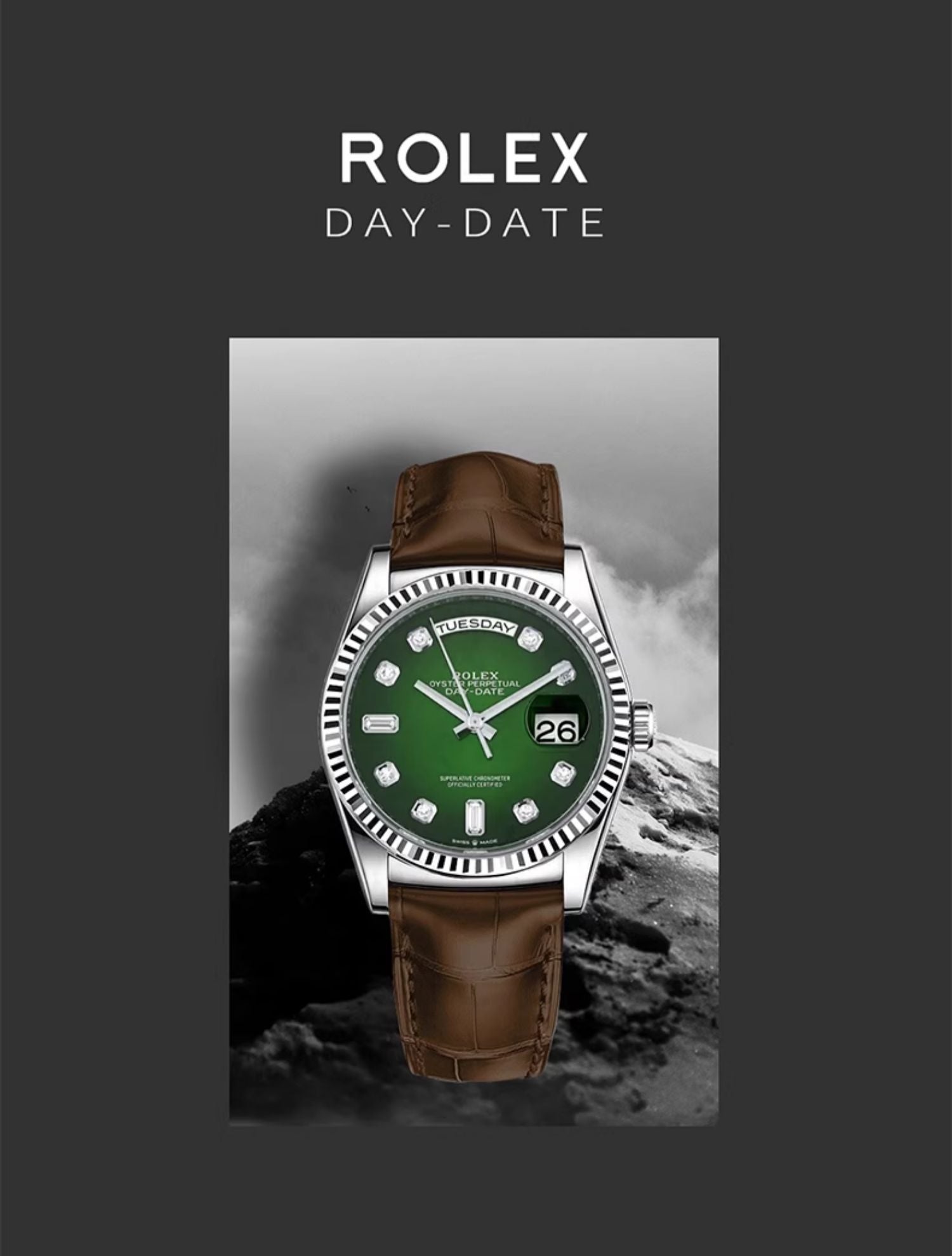 Fits Rolex Watch Strap M118138
