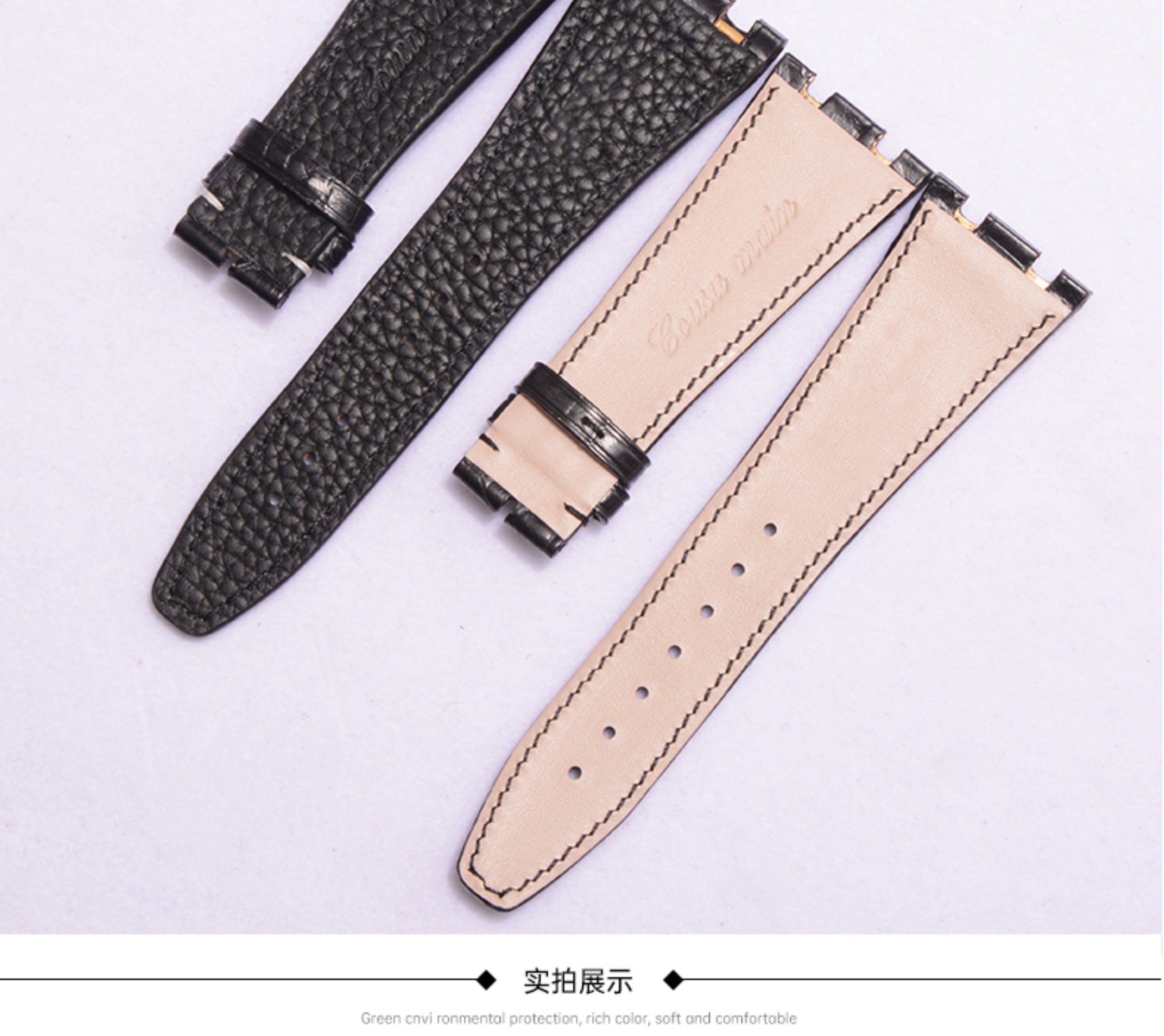 Quick-release watch strap compatible with Audemars Piguet Royal Oak Offshore 26420, genuine watch strap for Audemars Piguet 15500 & 26331, for men