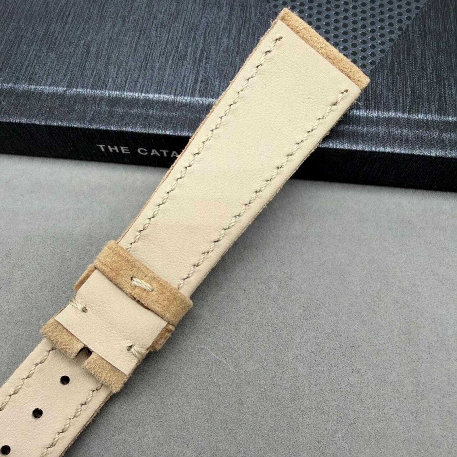Ivory Yellow Calf Leather Watch Strap Compatible with Patek Philippe 5326