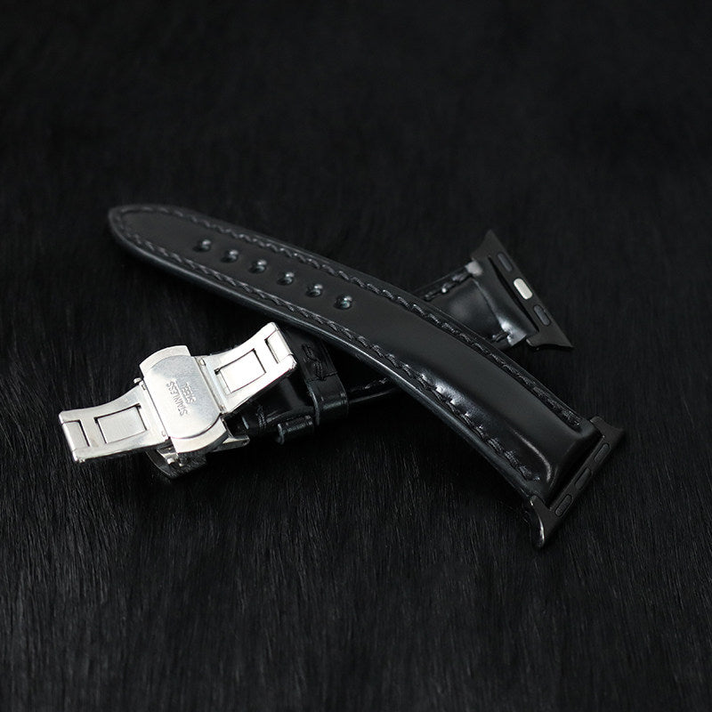 Handcrafted Horsehide Watch Strap - Universal for Apple Watch & Huawei Smart Watches, Multi-Color Options