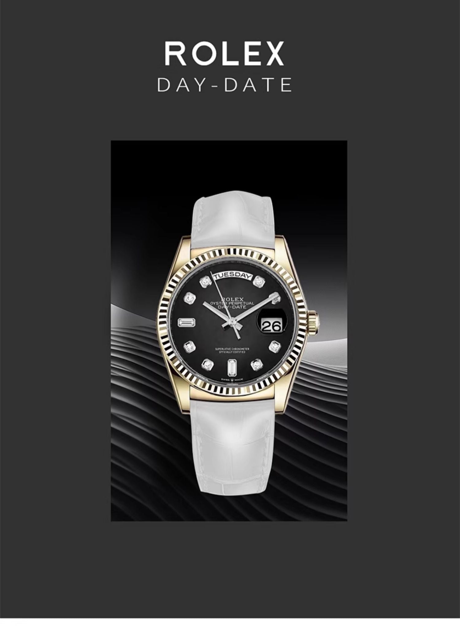 Fits Rolex Watch Strap M118138