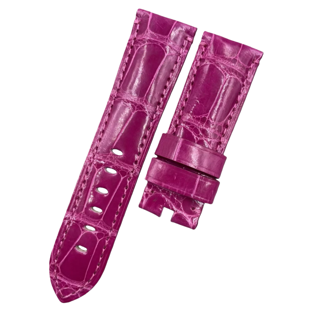 Compatible with Panerai Luminor Due PAM01180/01248 ALLIGATOR Strap Handmade Custom Strap