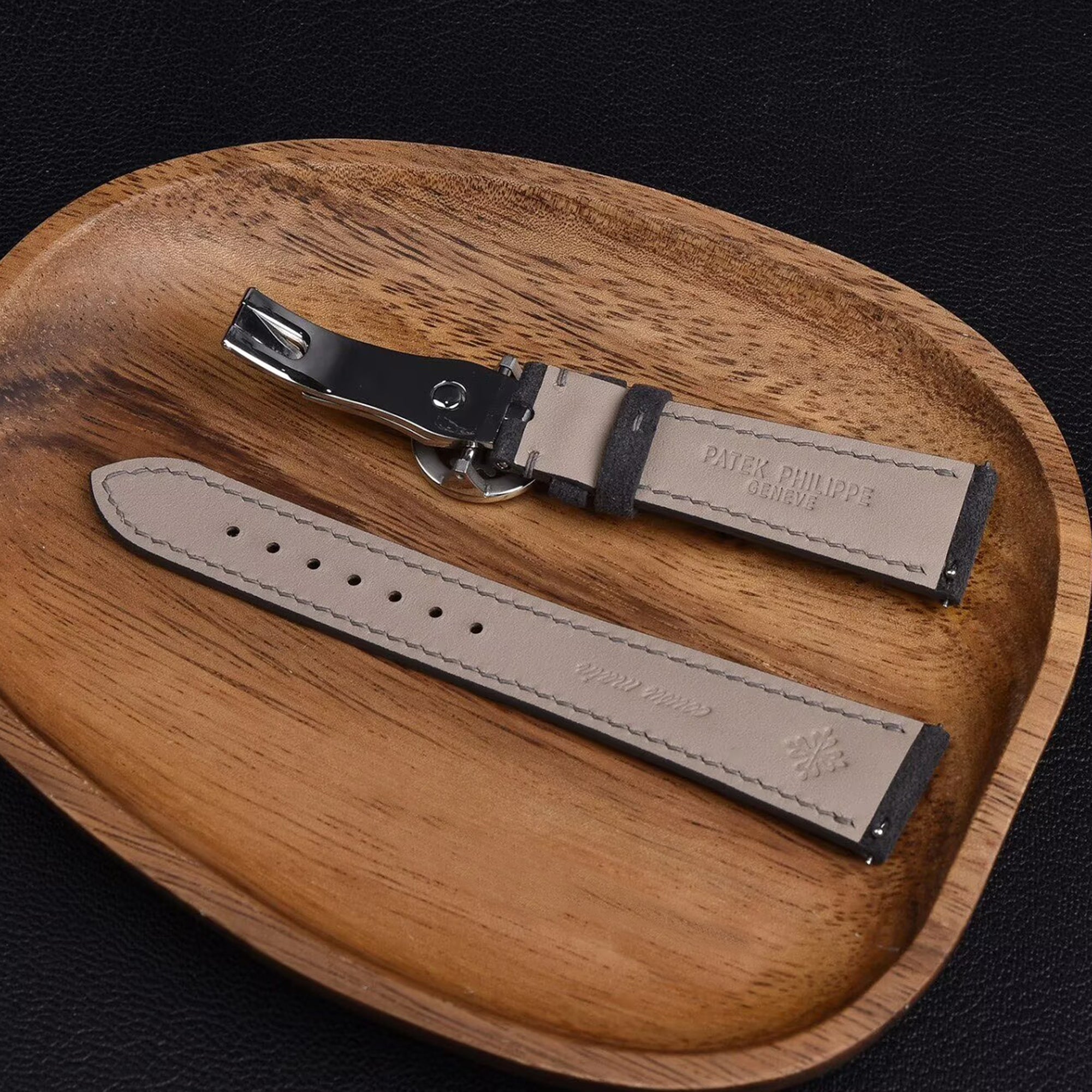 Compatible with Patek Philippe Complications Chronograph 5146 5271 5296 Suede Strap