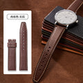 Genuine leather watch strap for men, 20mm cowhide, fits IWC Pilot, Portugieser, Portofino, compatible with Huawei watches