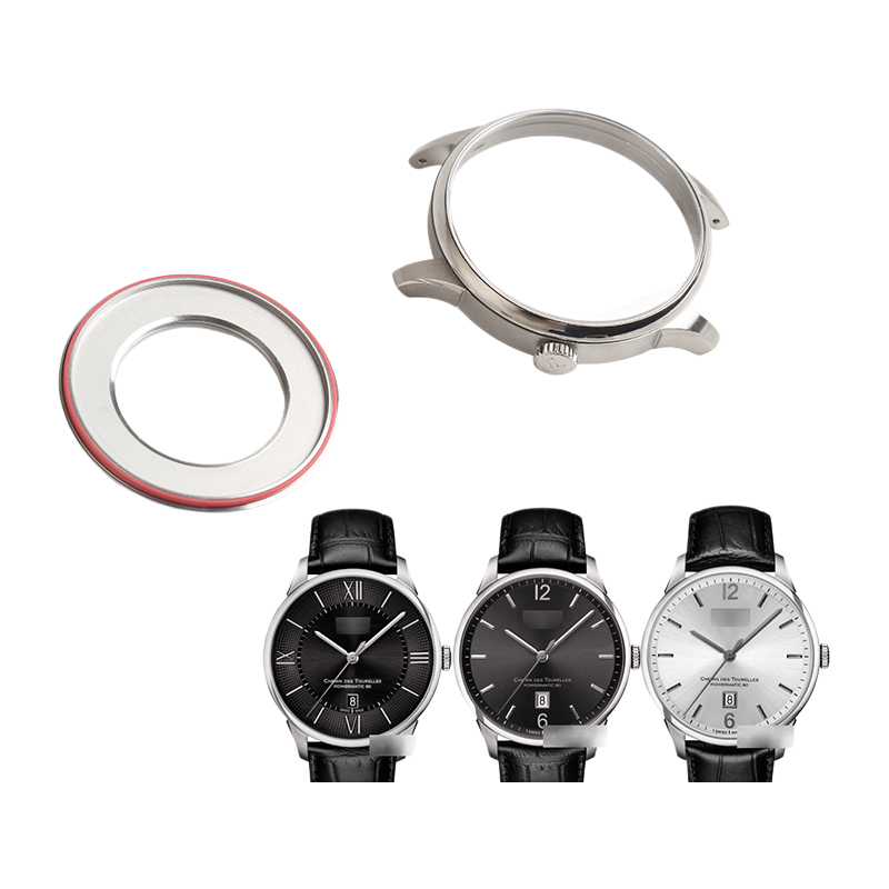 Stainless steel watch case housing, compatible with Tissot T009.407A