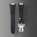 Fits Patek Philippe Nautilus ALLIGATOR leather watch strap + buckle