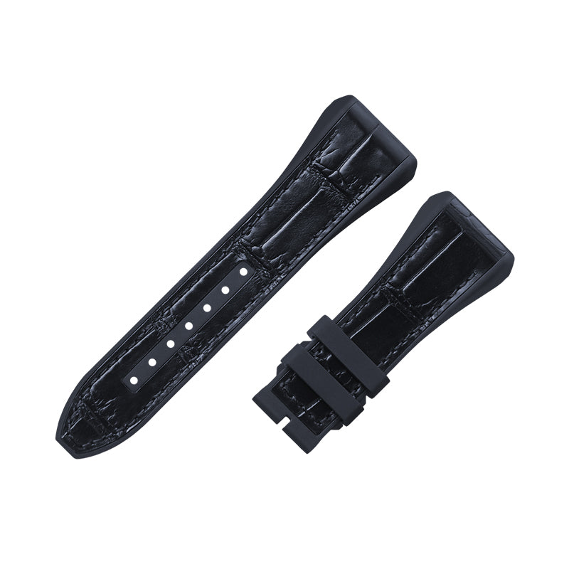 Fits Franck Muller V45 ALLIGATOR strap with rubber insert