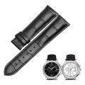 Replacement genuine leather watch strap, 21mm width for men, compatible with Tissot Carson T068.427A