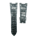 Compatible with Patek Philippe Nautilus 5712 Grey Blue ALLIGATOR Strap