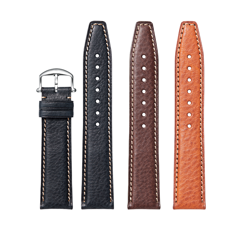 Genuine leather watch strap for men, 20mm cowhide, fits IWC Pilot, Portugieser, Portofino, compatible with Huawei watches