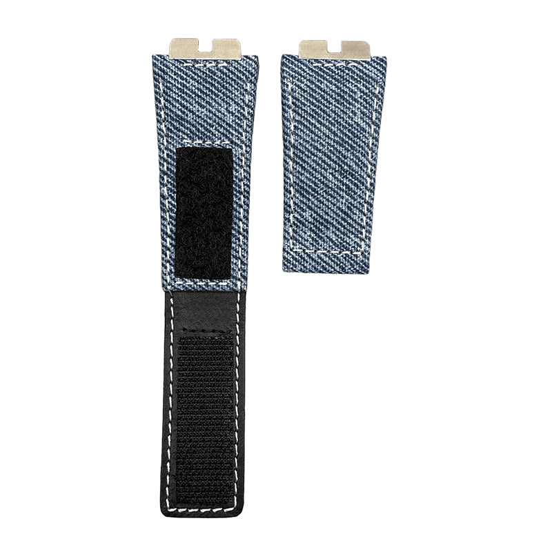 Compatible with Hublot 411/415 Denim Velcro Strap Custom Version