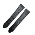 Compatible with Cartier Santos WSSA0039/WGSA0028 Black ALLIGATOR Strap