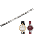 Replacement stainless steel bracelet for women, 10mm width, compatible with Tissot T003.209 Flamingo series