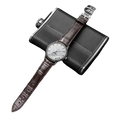 Double-sided Alligator Leather Watch Strap, Compatible with Jaeger-LeCoultre Master & Reverso Collection