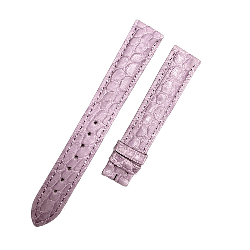Compatible with Cartier Tank Purple Circular Pattern ALLIGATOR Strap