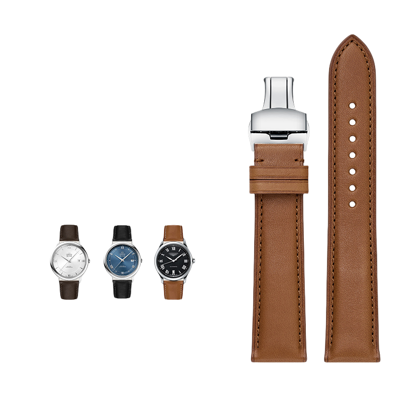 French genuine calfskin watch strap for men and women, fits Montblanc, DW, Jaeger-LeCoultre, Breitling, Huawei