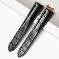 Alligator Leather Watch Strap for Cartier Tank W5200003 W5200013 | Clé WSCL0018 | Ronde Solo W6701004 W6701005 | 16mm 19mm Unisex