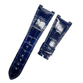Compatible with Patek Philippe Nautilus 5712 Polished ALLIGATOR Strap