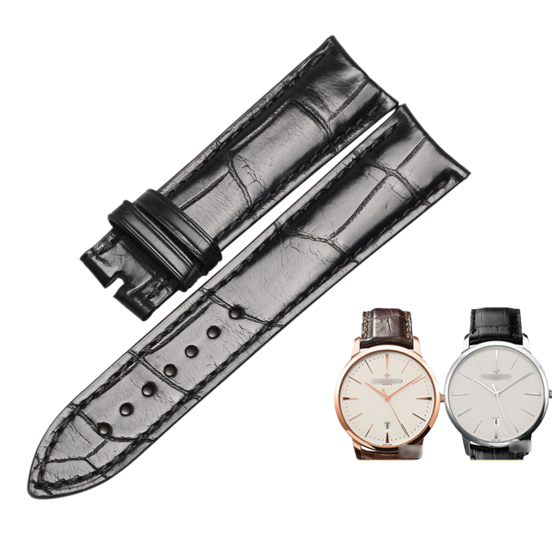American ALLIGATOR leather watch strap, compatible with VC Vacheron Constantin Patrimony 85180/811801274