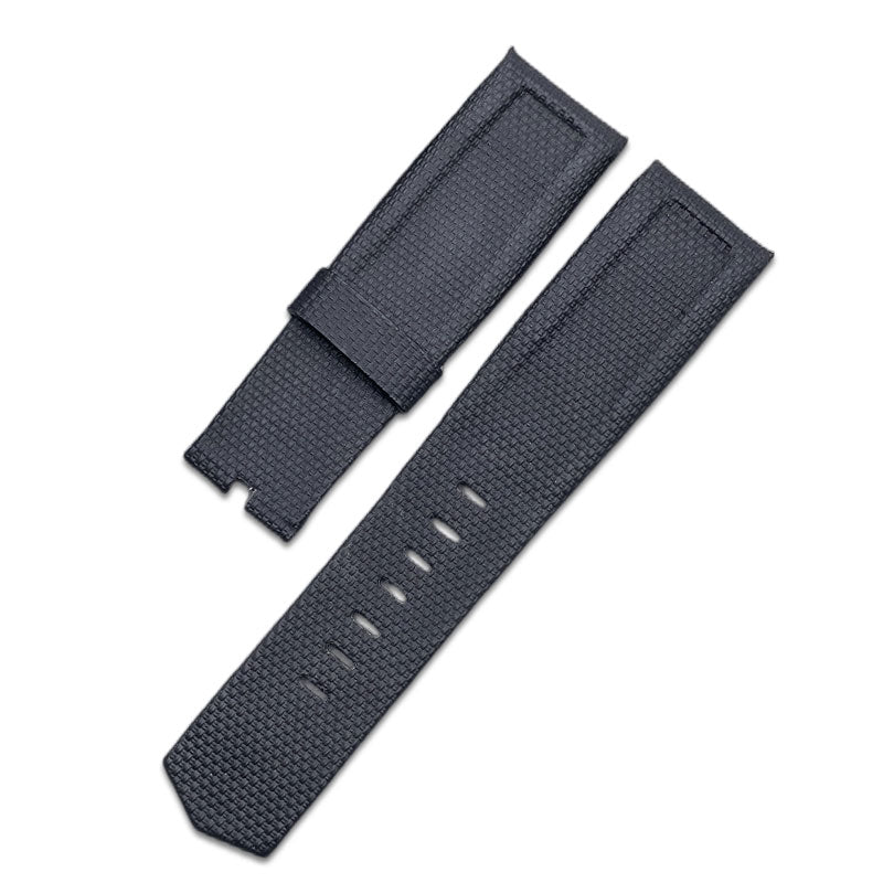 Fits Corum Golden Bridge 007 107 207 Fluoro Rubber Watch Strap