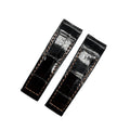Compatible with Corum Bubble Polished Black Double-Sided ALLIGATOR Strap