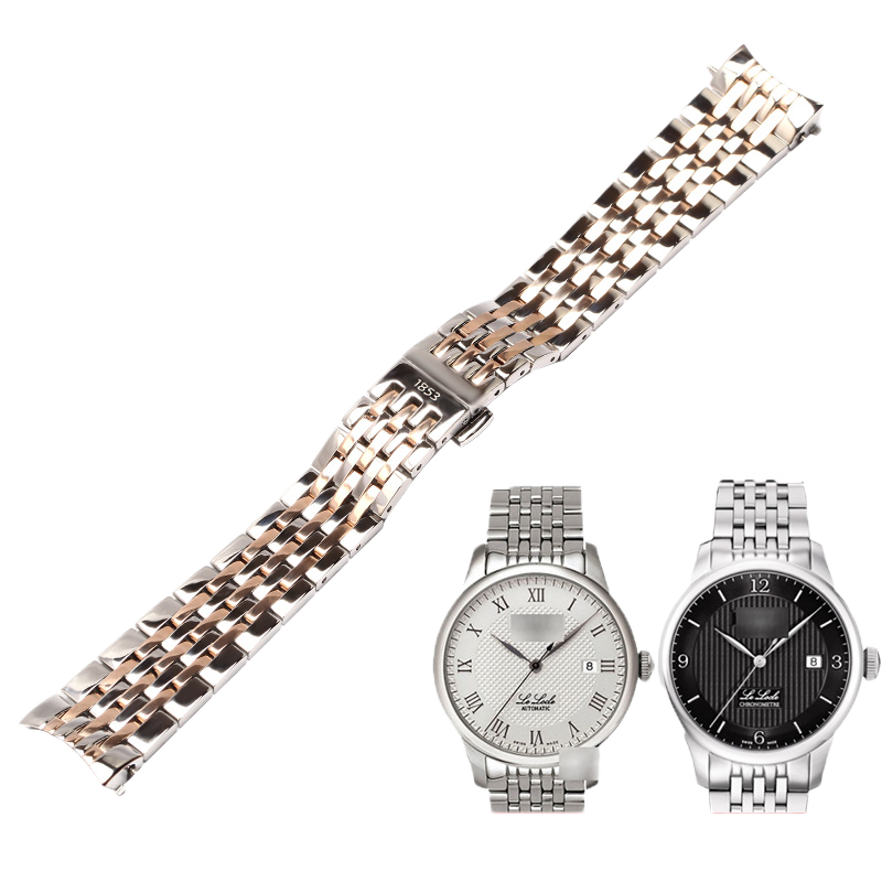 Stainless steel watch band for Tissot 1853 T41 Le Locle & T006, fits L264