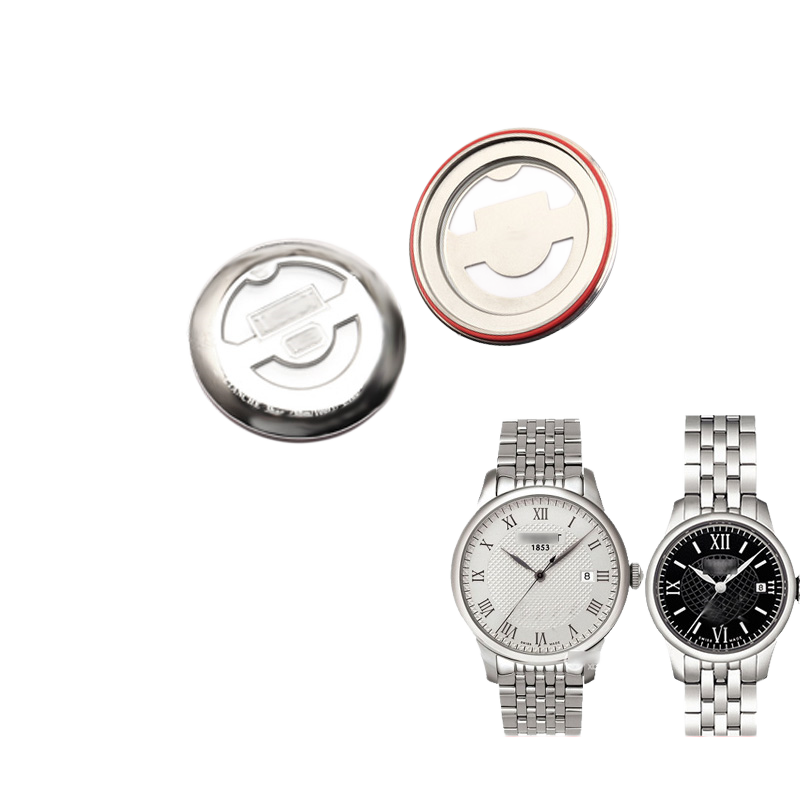 Replacement watch parts for Tissot 1853 T41 Le Locle: case, crystal glass, case back, for men