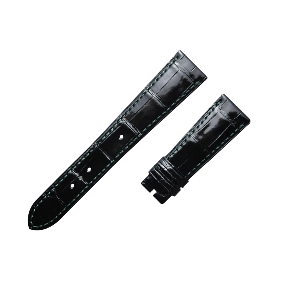Fits Patek Philippe 5131 /5139g/5146/5170/5270/5296/5396/5496watch strap ALLIGATOR strap