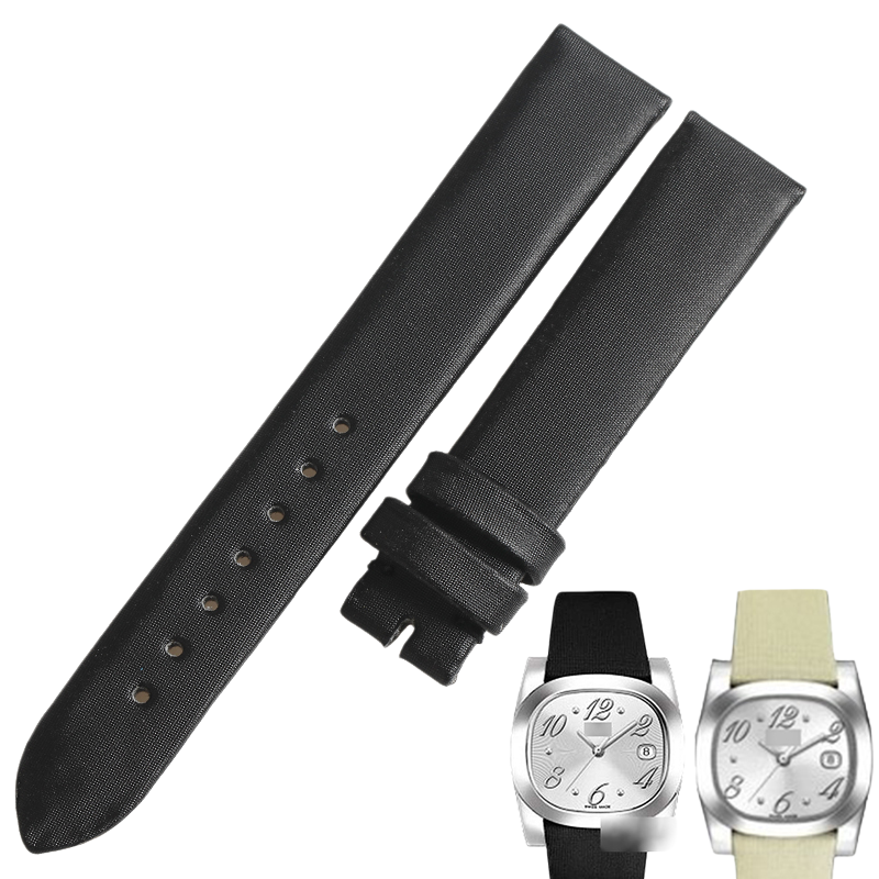 Satin silk watch strap for women, compatible with Tissot T009.110 / T009.310