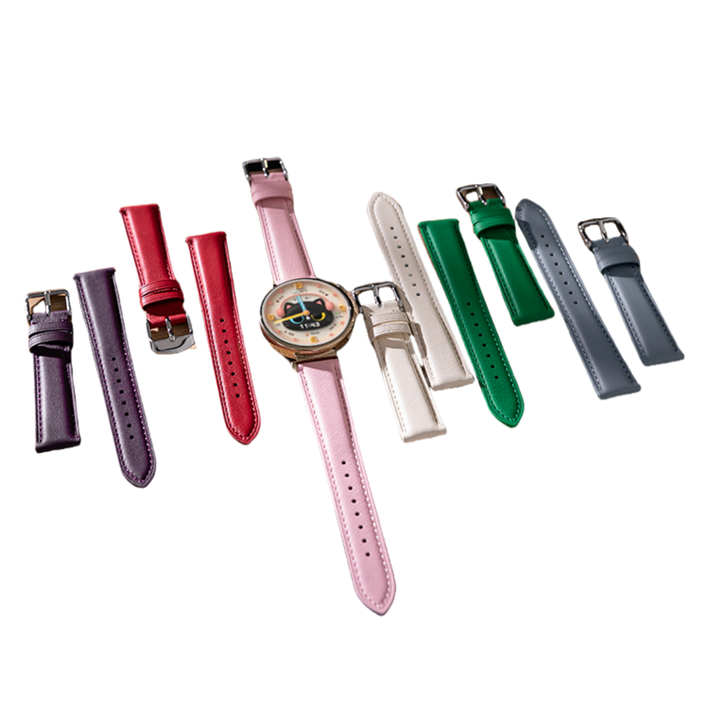 Genuine leather watch strap for women, soft and thin cowhide, fits Longines, Tissot, Armani, Huawei, Citizen, CK