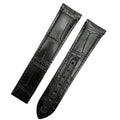 Compatible with Omega Speedmaster Dark Side of the Moon 311.93.44.51.99 ALLIGATOR Folding Clasp Strap