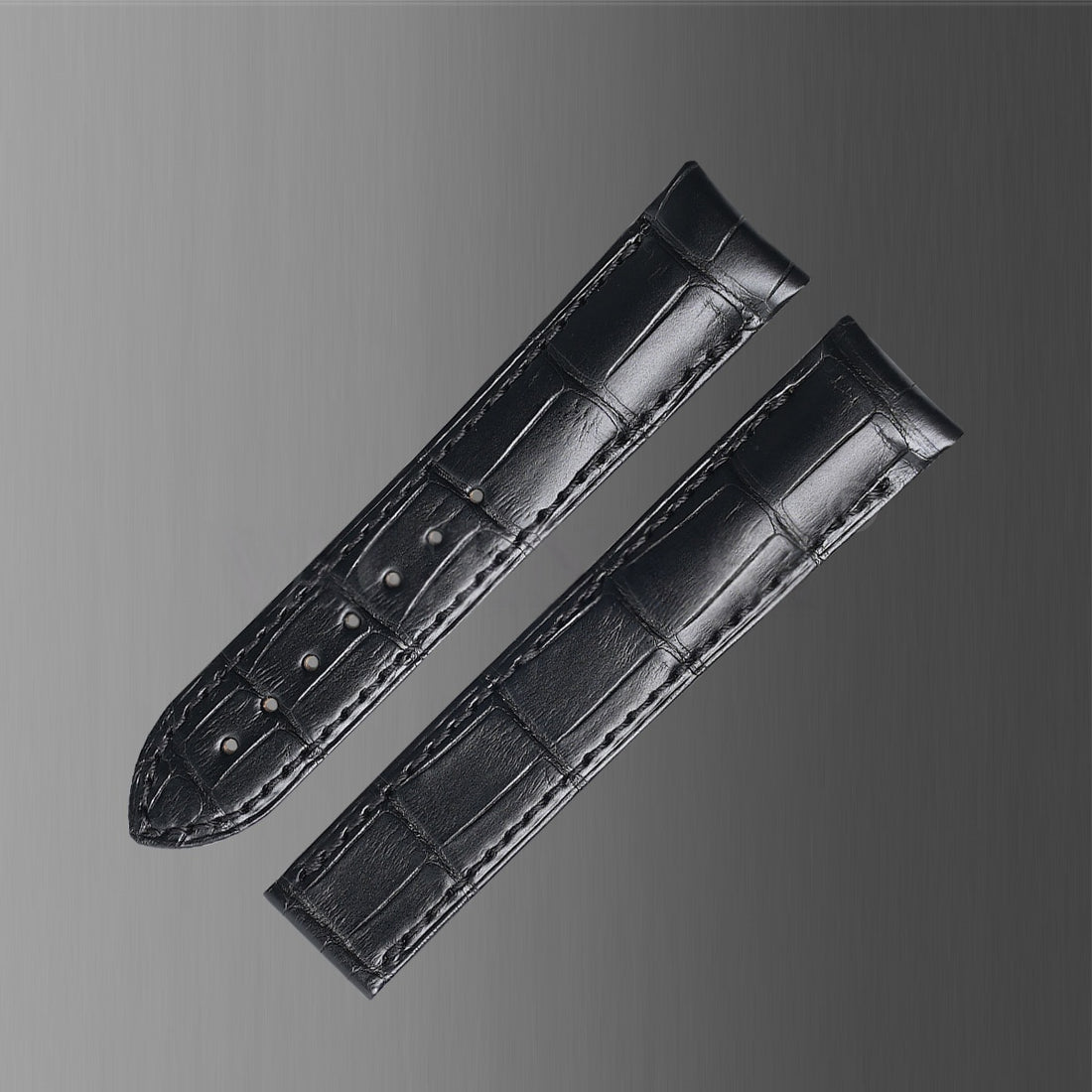 Fits Omega De Ville 41mm fold watch strap