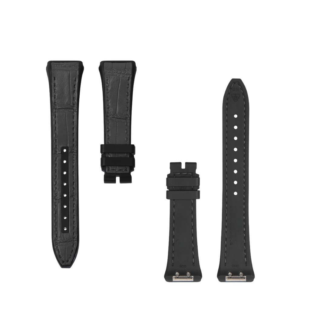 Fits Franck Muller V32 ALLIGATOR strap with rubber insert