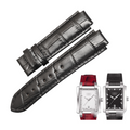 Replacement genuine leather watch strap, compatible with Tissot T061.310 / T061.510