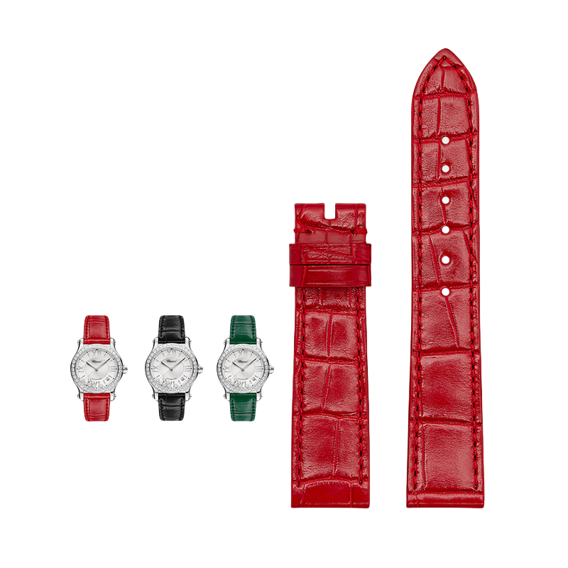 Alligator Leather Watch Strap for Chopard Happy Diamonds 278559-3003
