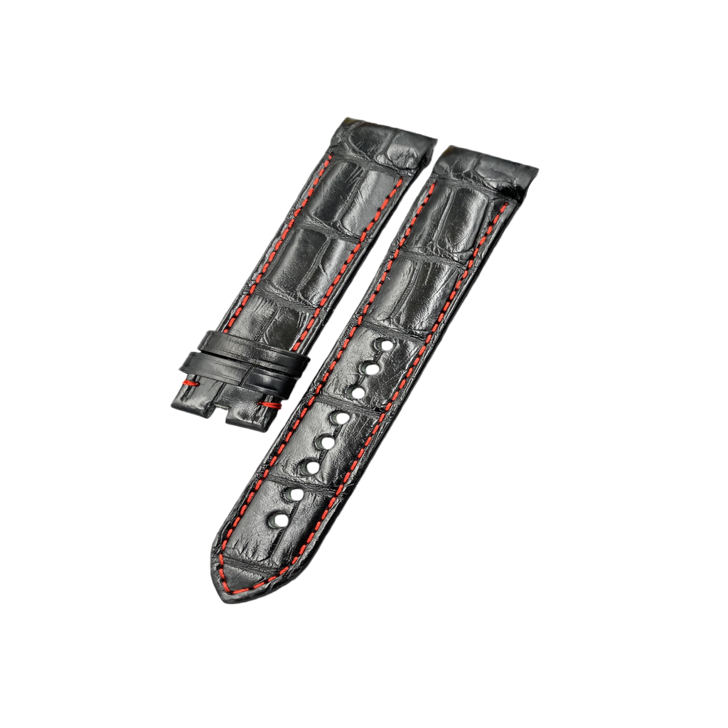 19mm Crocodile Leather Watch Strap Compatible with Glashütte Original