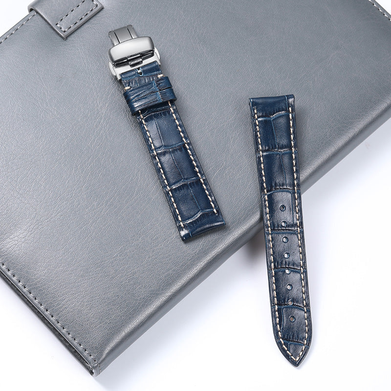Genuine cowhide watch strap for men and women, fits Seiko, Tissot, Ernest Borel, Hamilton, Tianwang, Mido