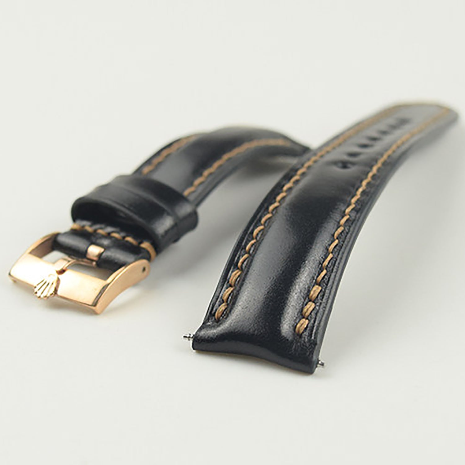 Genuine Leather Handmade Watch Strap - Sweat-Resistant, Universal for All Brands Including Longines, IWC & Jaeger-LeCoultre