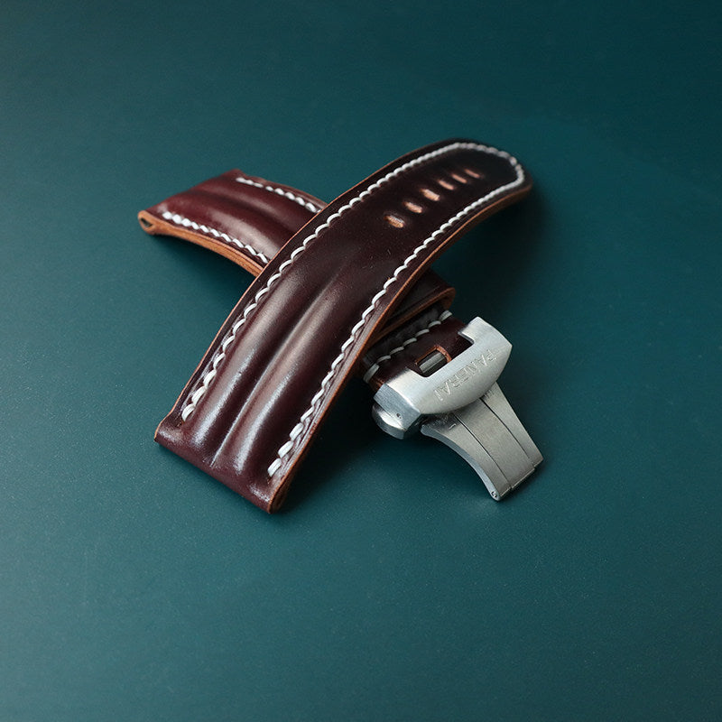 New Year's Limited Horsehide Leather Watch Strap - Handmade Custom, Vintage & Premium Style - Compatible with Panerai Watches