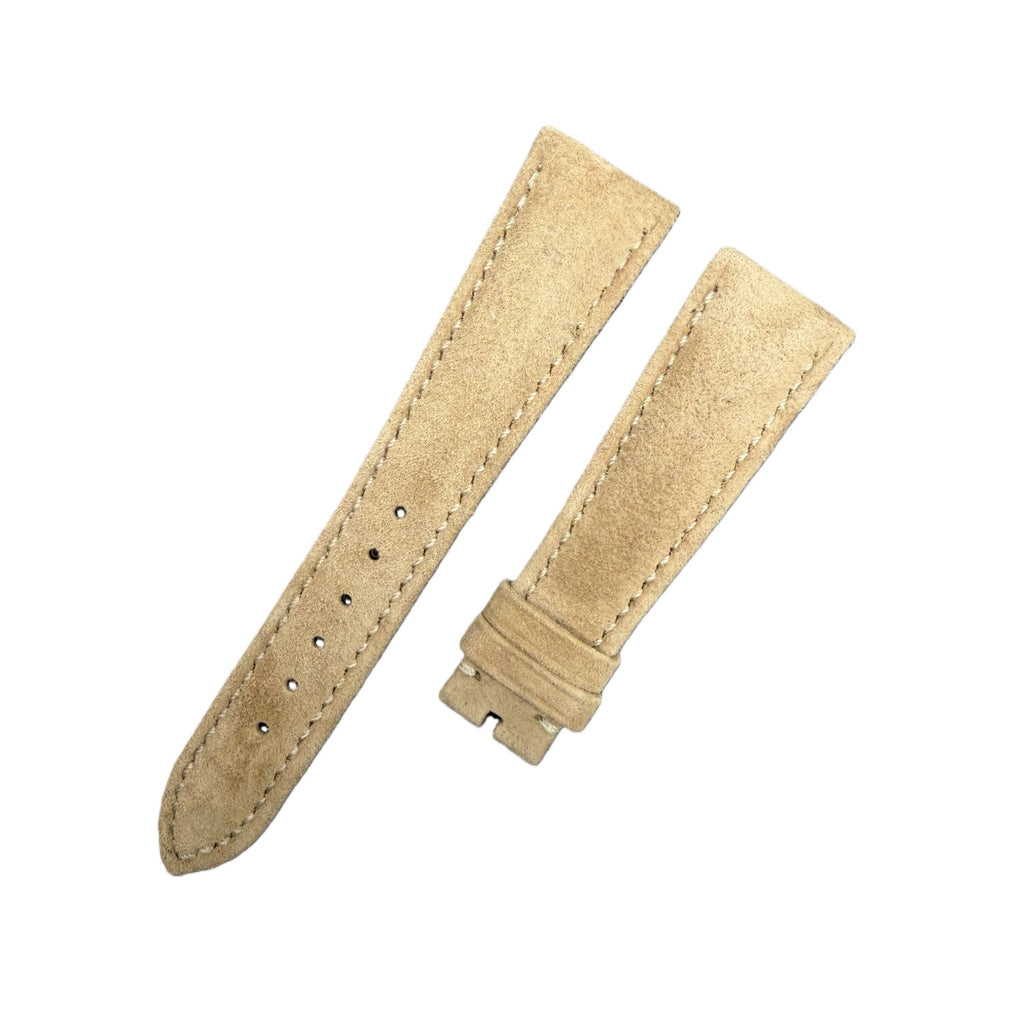 Ivory Yellow Calf Leather Watch Strap Compatible with Patek Philippe 5326