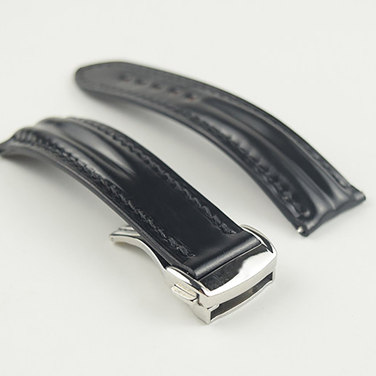 Horween Calfskin Leather Strap for Omega De Ville, Seamaster 300, and Speedmaster
