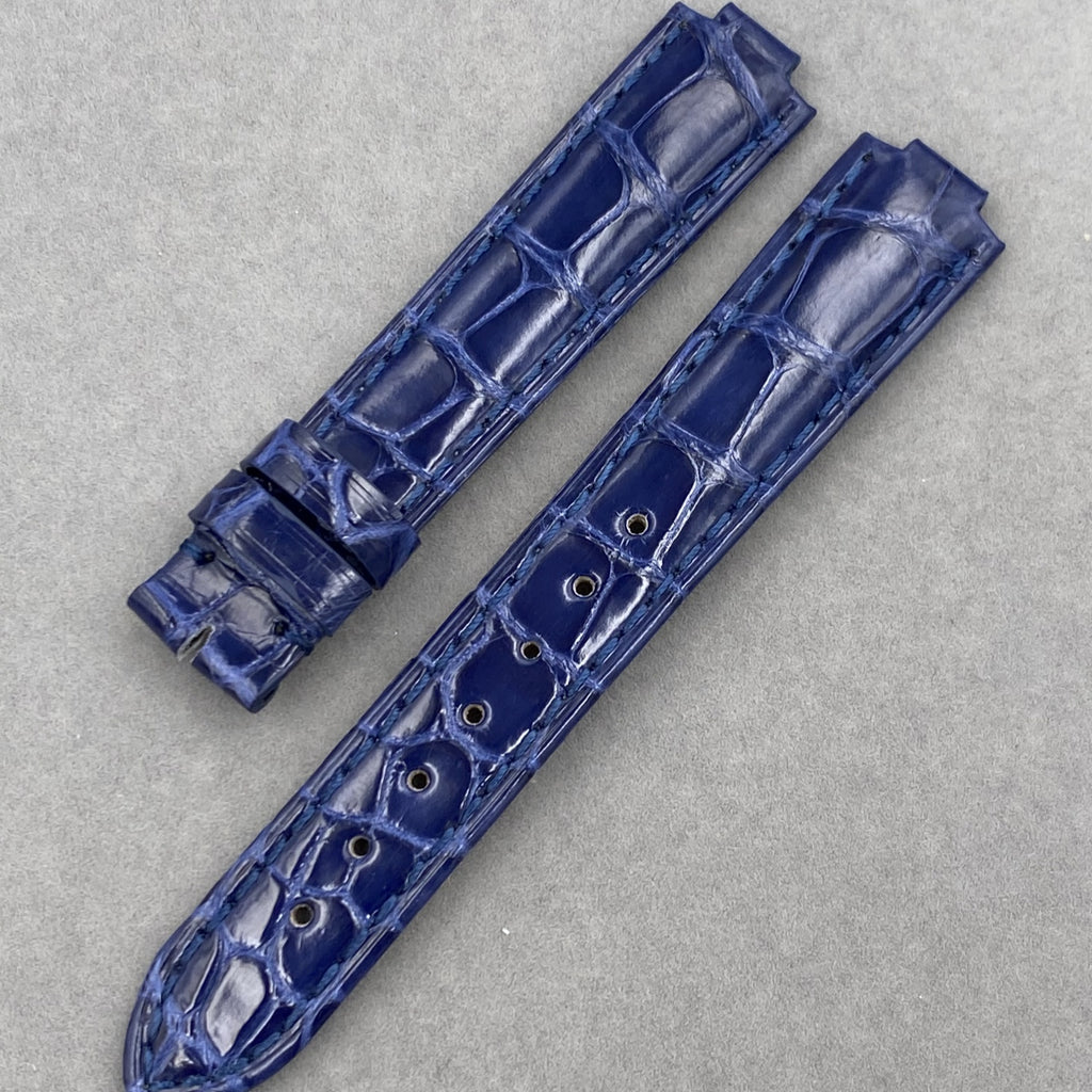 Compatible with Cartier Ballon Bleu Convex Head Crocodile Leather Strap