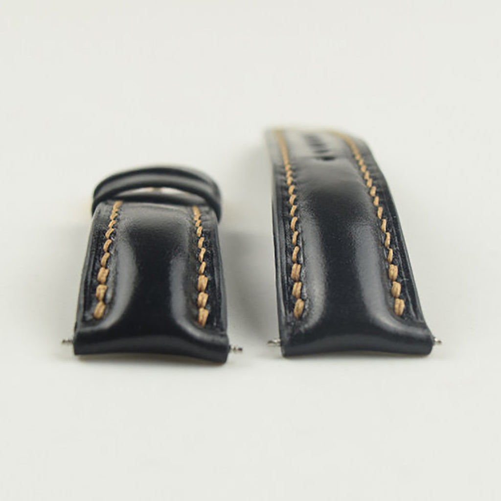 Genuine Leather Handmade Watch Strap - Sweat-Resistant, Universal for All Brands Including Longines, IWC & Jaeger-LeCoultre