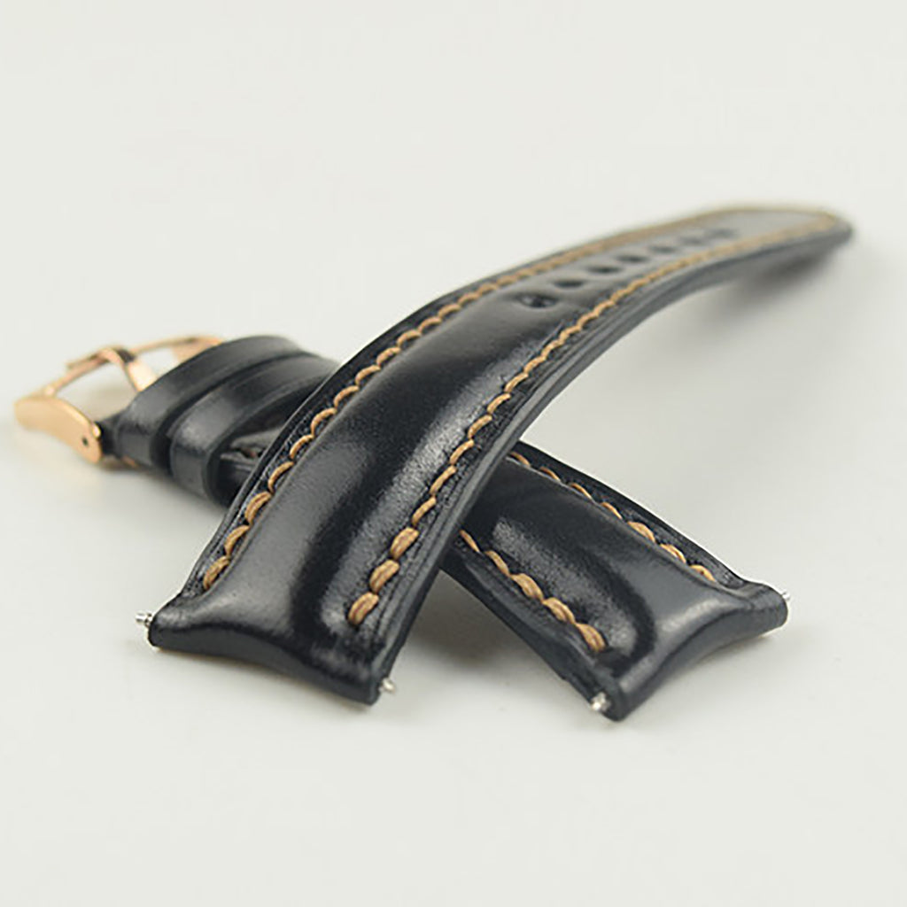 Genuine Leather Handmade Watch Strap - Sweat-Resistant, Universal for All Brands Including Longines, IWC & Jaeger-LeCoultre