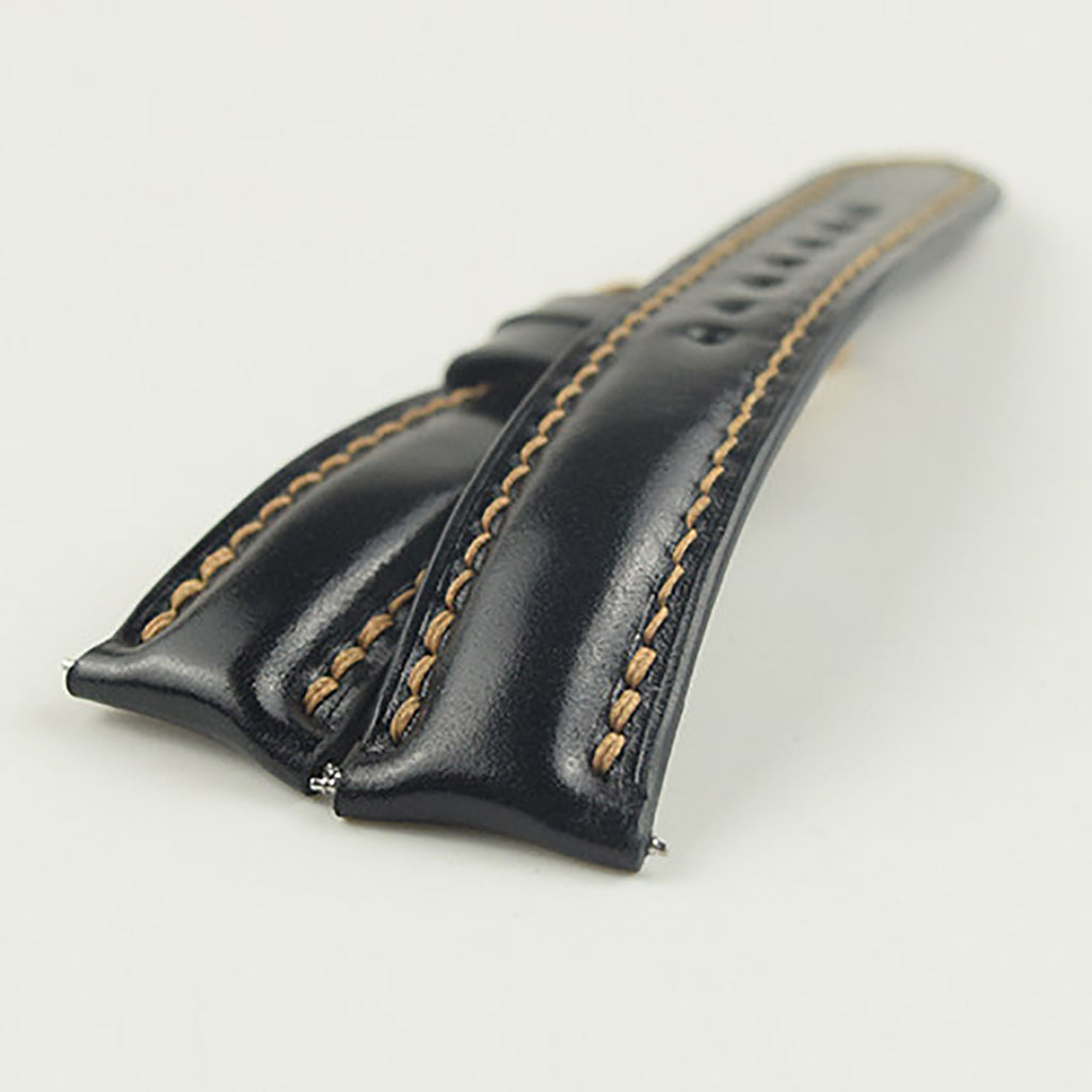 Genuine Leather Handmade Watch Strap - Sweat-Resistant, Universal for All Brands Including Longines, IWC & Jaeger-LeCoultre