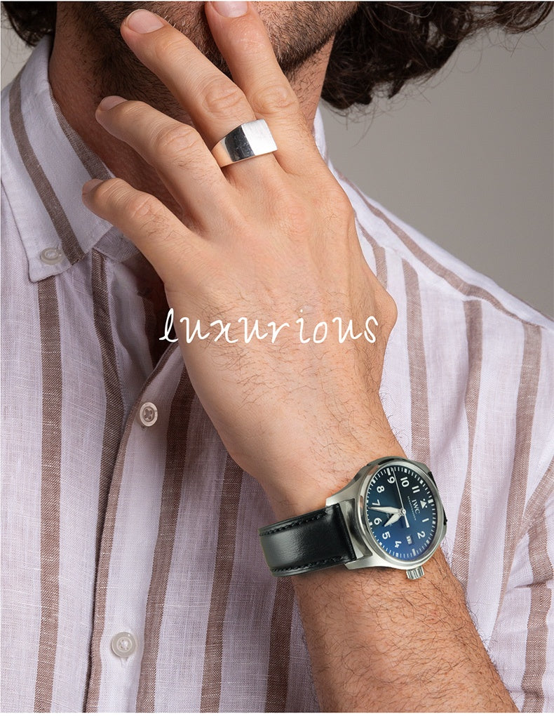 Fits Omega, Mido, Tissot, Longines, DW calfskin watch strap