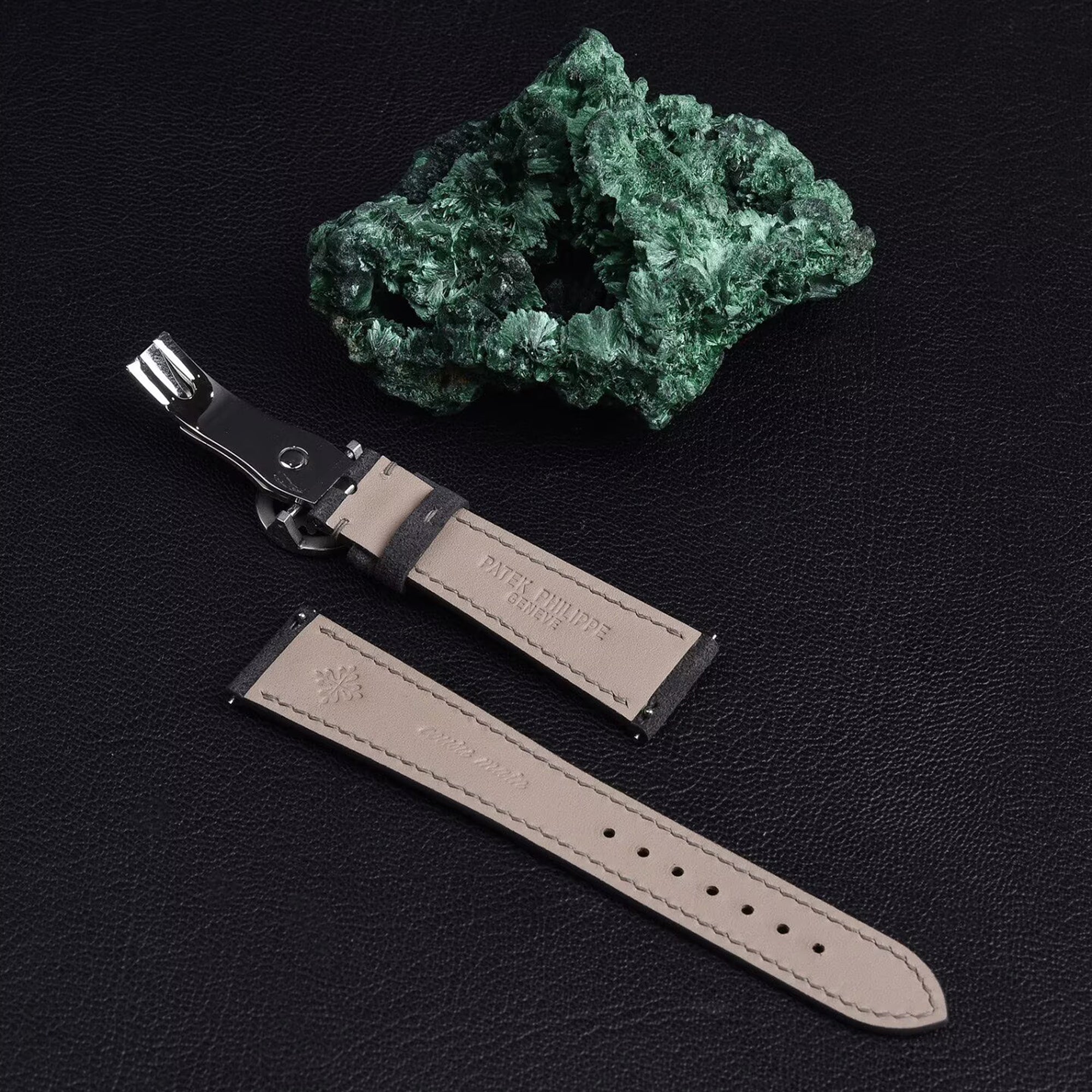 Compatible with Patek Philippe Complications Chronograph 5146 5271 5296 Suede Strap