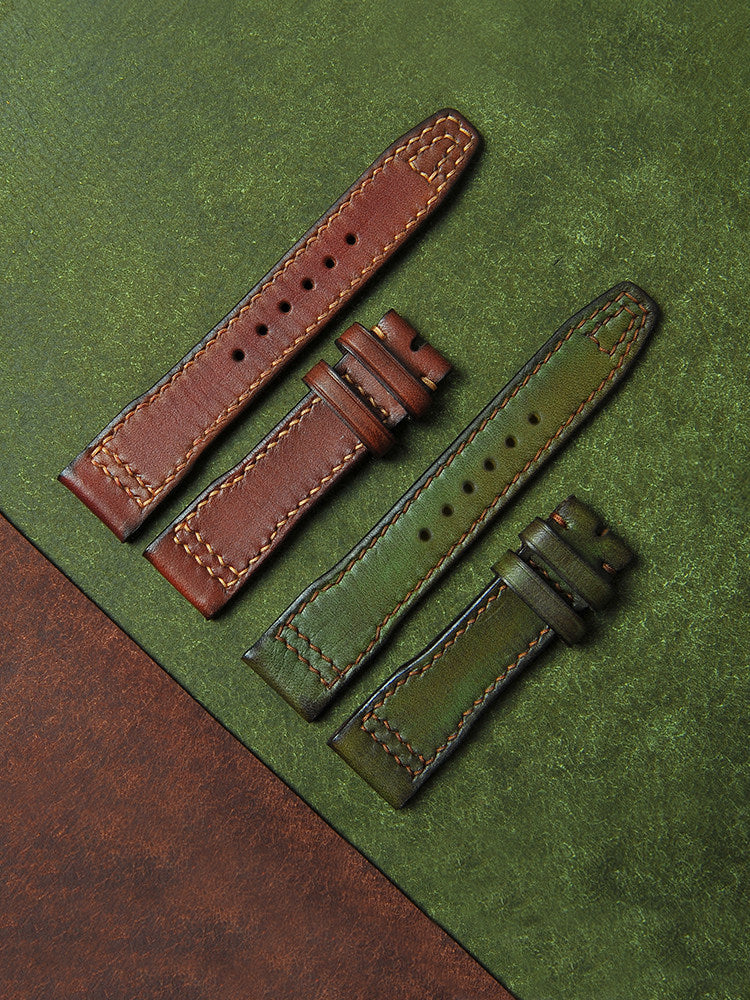 Vintage Cowhide Leather Original Strap for IWC Big Top Gun Watch - Men's Pilot Collection